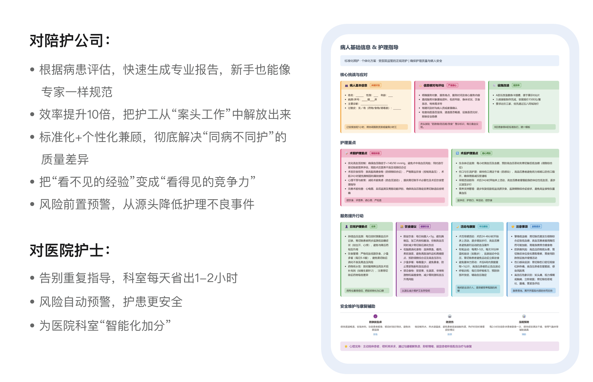 AI自动生成护理报告：提升陪护效率与专业性